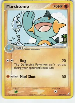 Marshtomp 38/100 Crystal Guardians Uncommon Normal MP/HP Pokemon - Image 1