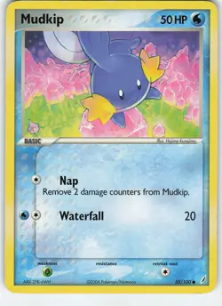 Mudkip 58/100 Crystal Guardians Common Normal MP Pokemon - Image 1