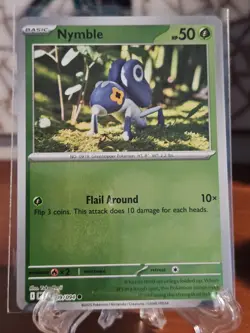 Nymble - Reverse Holo Common ME02: Phantasmal Flames 009/094 NM Pokemon - Image 1