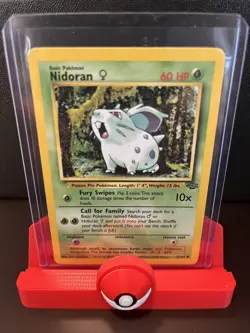 NIDORAN - 57/64 - Jungle - Pokemon Card - LP - Uncommon Non-Holo - Image 1