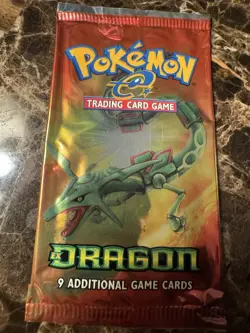 EX Dragon Booster Pack (EMPTY) - Rayquaza - Vintage - Pokemon TCG - Image 1