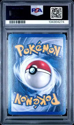 2000 POKEMON GYM HEROES HOLO #12 ROCKET'S MOLTRES PSA 7 - Image 2