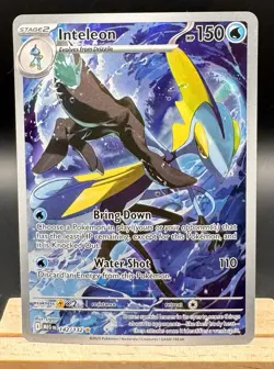 Inteleon 142/132 Illustration Rare Mega Evolution Pokemon TCG NM - Image 1