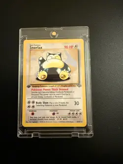 Pokemon Jungle 27/64 1st Edition Snorlax Pokemon Card TCG NEAR MINT-MINT - Image 1