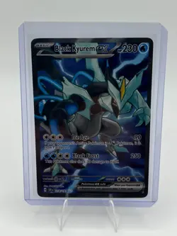 2024 Pokemon Surging Sparks Ultra Rare Full Art Black Kyurem EX 218/191 - Image 1