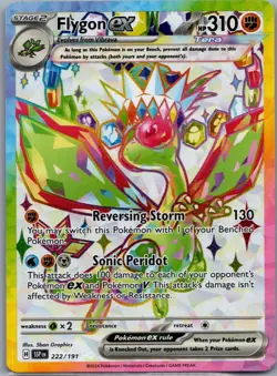 Flygon ex 222/191 Ultra Rare Surging Sparks Pokemon Near Mint - Image 1