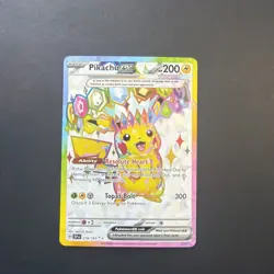 Pokemon: Pikachu EX Ultra Rare Full Art Holo Surging Sparks 219/191 - NM- - Image 1