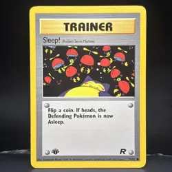 Pokemon Team Rocket 1st Edition Trainer Sleep! 79/82 - Image 1