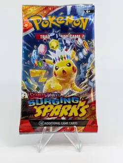 Pokemon TCG: Scarlet & Violet Surging Sparks Booster Pack (Pikachu) - Image 2