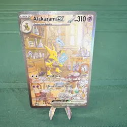 Pokemon Alakazam ex Special Illustration Rare Holo 201/165 Sv: Scarlet & Violet… - Image 1