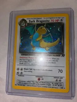Pokemon Dark Dragonite Holo Rare TCG Card 5/82 - Image 1