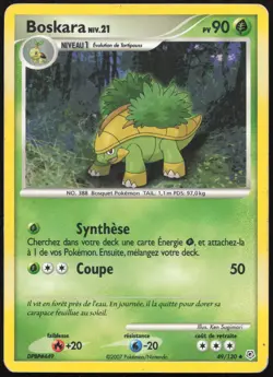 Carte Pokemon Boskara 49/130 Diamant et Perle Francais - Image 1