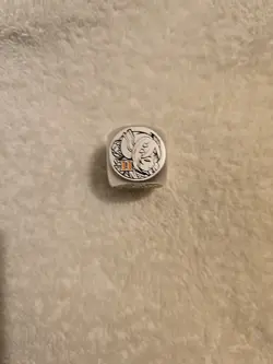 Silver Virture -Metal Dice X1 -Tales of Ecclesia - Mana Moon Yu-Gi-Oh Near Mint - Image 2