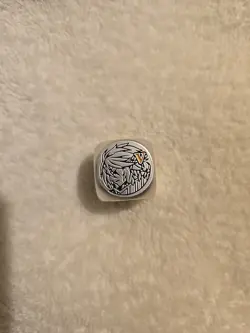 Silver Virture -Metal Dice X1 -Tales of Ecclesia - Mana Moon Yu-Gi-Oh Near Mint - Image 5