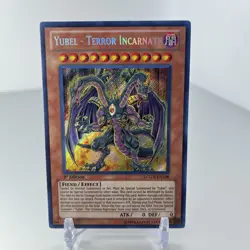 Yugioh Yubel - Terror Incarnate LCGX-EN198 Secret Rare 1st Edition NM - Image 1