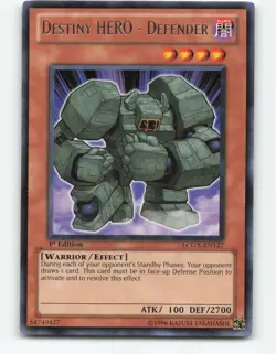 Destiny HERO - Defender LCGX-EN127 Legendary Collection 2: 1st Ed - Image 1
