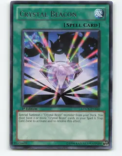 Crystal Beacon #LCGX-EN163 Rare 1st edition Yugioh Card - Image 1