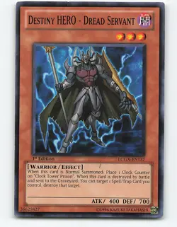 Destiny HERO - Dread Servant #LCGX-EN137 1st Edition Yugioh Card - Image 1