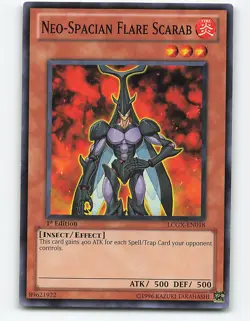 Neo-Spacian Flare Scarab #LCGX-EN018 1st Edition Yugioh Card - Image 1