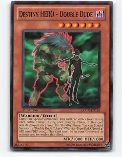 Destiny HERO - Double Dude #LCGX-EN126 1st Edition Yugioh Card - Image 1