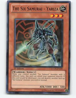 The Six Samurai - Yariza #LCGX-EN229 1st Edition Yugioh Card - Image 1