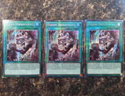 x3 Fusion Deployment (Alt Art) (CH01-EN29) Starlight Rare Yugioh - Image 1