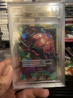 Roronoa Zoro #OP06-118 SEC One Piece Wings of the Captain ENGLISH BGS 9.5 - Image 2