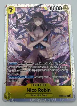Nico Robin SR EB03-055 Extra Booster: One Piece Heroines Edition English NM - Image 1