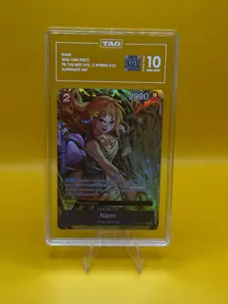 2025 One Piece The Best Premium Booster Nami Alternate Art #PRB02-012 TAG 10 - Image 1