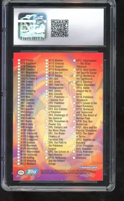 CGC 7 Pokemon Topps Series Checklist - Image 2