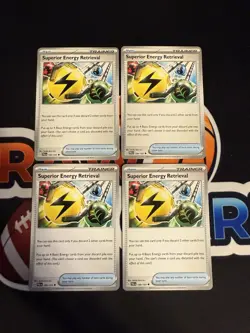4x Pokemon Superior Energy Retrieval Playset Scarlet & Violet Paldea Evolved - Image 1