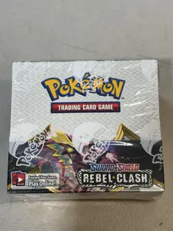 Pokemon TCG Sword & Shield Rebel Clash Booster Box English Factory - Image 1