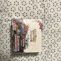 Pokemon Sun & Moon Crimson Invasion Booster Box Sealed English 2017 - Image 1