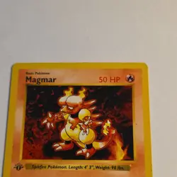 The Pokemon Company Magmar Base Set Shadowless 036/102 1st Edition Uncommon 50 … - Image 1