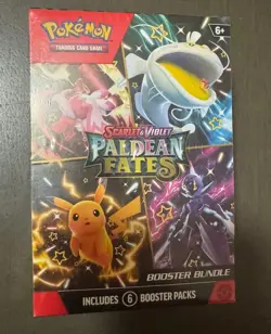 POKEMON TCG SCARLET & VIOLET PALDEAN FATES BOOSTER BUNDLE 6 PACKS SEALED NEW 📈 - Image 1