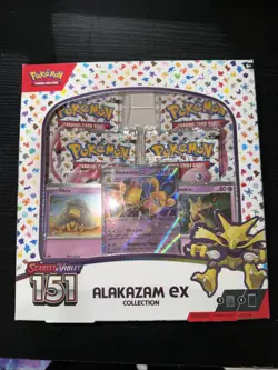 Pokemon Scarlet & Violet 151 Alakazam EX Collection Box New Factory Sealed 🔥 - Image 1