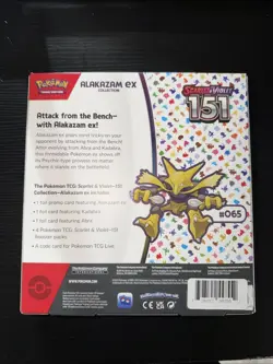 Pokemon Scarlet & Violet 151 Alakazam EX Collection Box New Factory Sealed 🔥 - Image 2