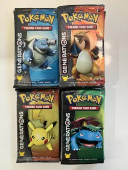 Pokemon XY Generations Booster Pack 20th Anniversary Full Art Set *SEALED* - Image 1