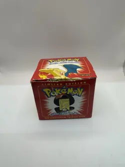 23K Gold Plated CHARIZARD Trading Card 1999 Burger King Pokemon Ball Red In Box - Image 1