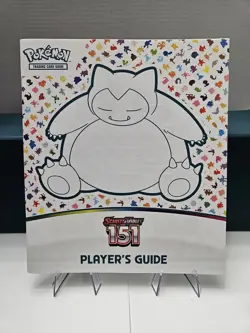 SCARLET & VIOLET 151 Players Guide - SNORLAX Cover ETB Booklet - Pokemon TCG - Image 1