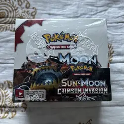 Pokemon TCG Sun & Moon Crimson Invasion English Booster Box - Image 1