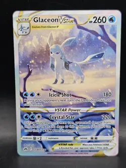 Pokemon Glaceon VSTAR Crown Zenith Galarian Gallery Ultra Rare Holo GG40/GG70 - Image 1