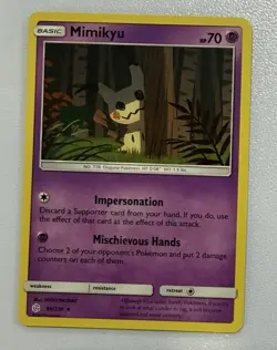 2019 Mimikyu (96) Uncommon SM - Cosmic Eclipse 96/236 NM Normal LP-NM - Image 1