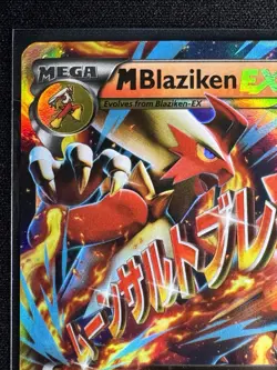 M Blaziken EX - XY86 - 2015 Pokemon XY Black Star Promo - LP/MP - Image 2