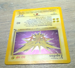 Pokemon TCG Zapdos 30/62 Fossil Set Holo Rare WOTC 1999 LP - Image 3