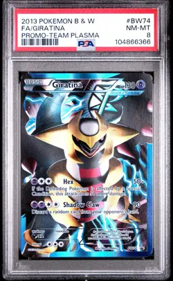 Pokemon TCG Giratina (Team Plasma) BW74 Black & White Promo Holo PSA 8 - Image 1