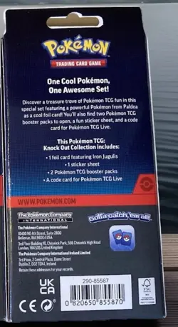 Pokemon TCG KnockOut Collection Box Iron Jugulis Promo Set New - Image 4