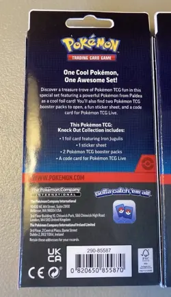 Pokemon TCG KnockOut Collection Box Iron Jugulis Promo Set New - Image 5