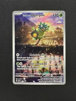 Pokemon TCG Teal Mask Ogerpon 123 SVP Promo Sv: Scarlet & Violet Promo Near Mint - Image 1