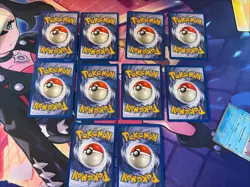 Vintage Grass Energy 1999 99/102 Base Set Unlimited Common Pokemon Lot of 10 - Image 2